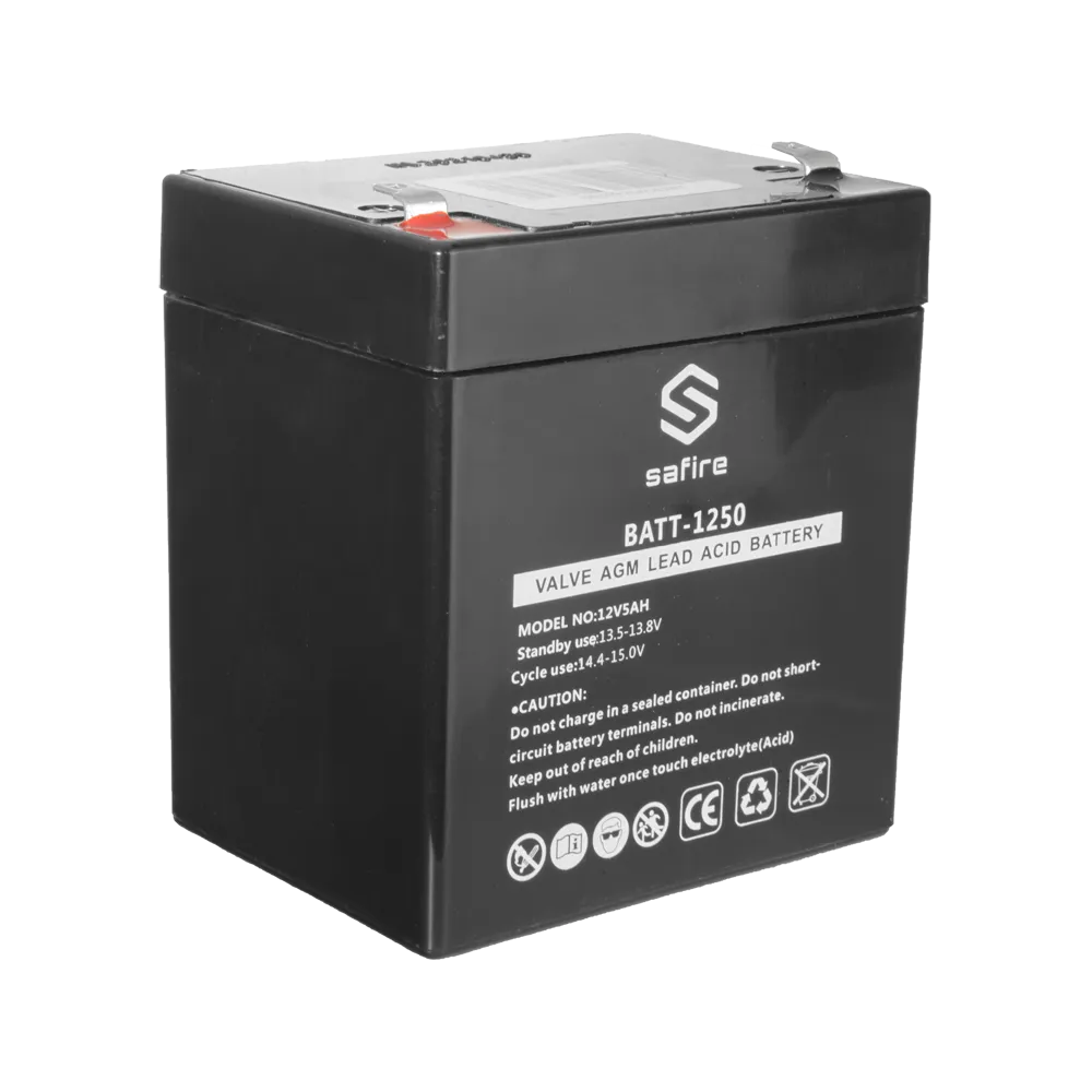 Batería Recargable BATT-1250 12V 5Ah AGM Centrales Incendio