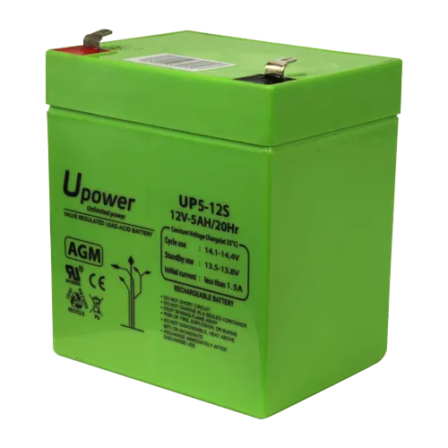 Batería BATT-1250-U 12V 5Ah AGM para Centrales de Incendio