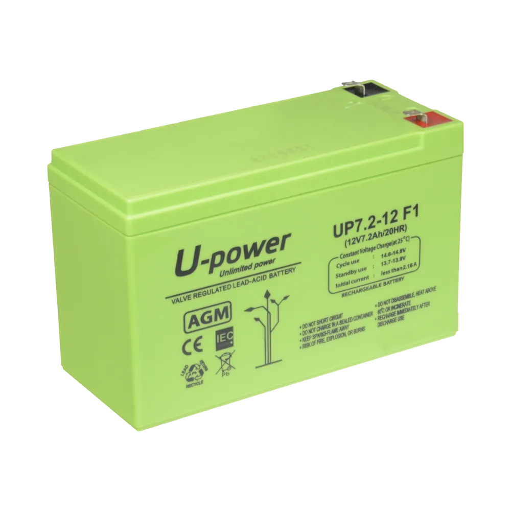 Batería Recargable BATT-1272-U 12V 7.2Ah AGM Upower