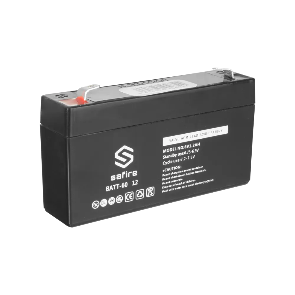 Batería BATT-6012 6V 1.2Ah AGM para Centrales de Incendio