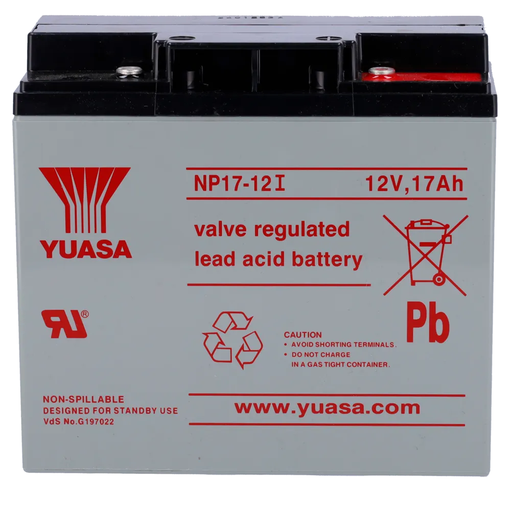 Batería BATT-NP17-12 Yuasa 12V 17Ah Centrales Incendio