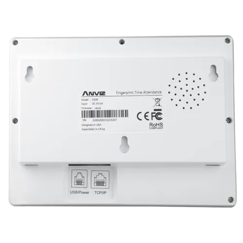 Control Presencia Anviz D200 Huella Tarjeta PIN IP USB