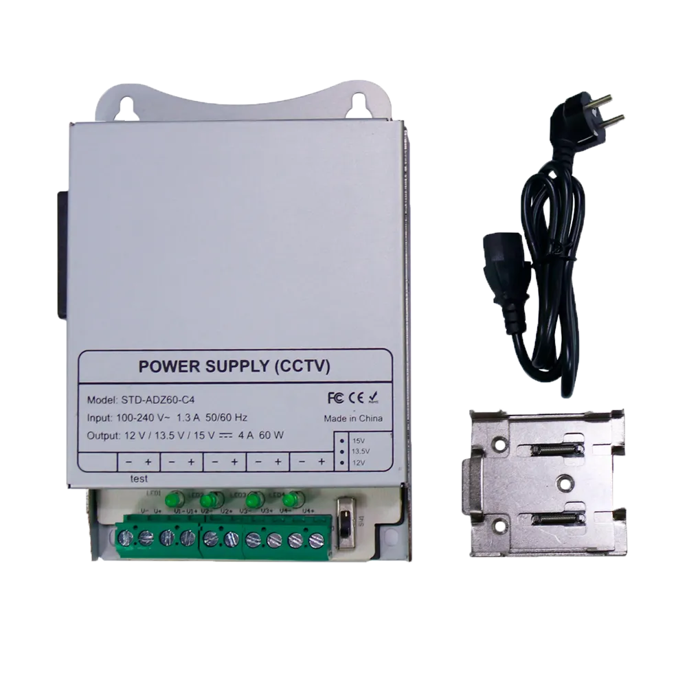 DC12V5A-4-DIN Fuente Conmutada 12V 60W Montaje DIN
