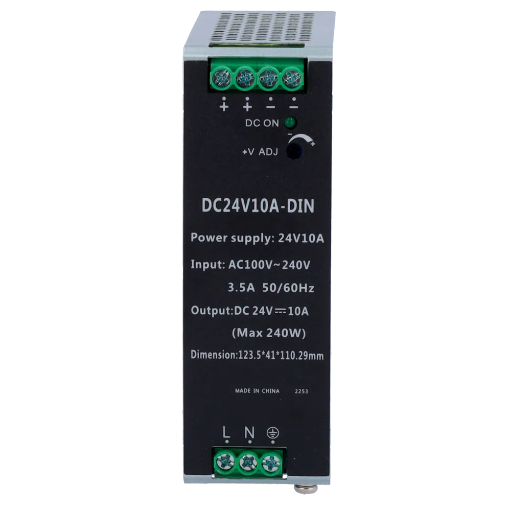 DC24V10A-DIN Fuente Conmutada 24V 120W Carril DIN