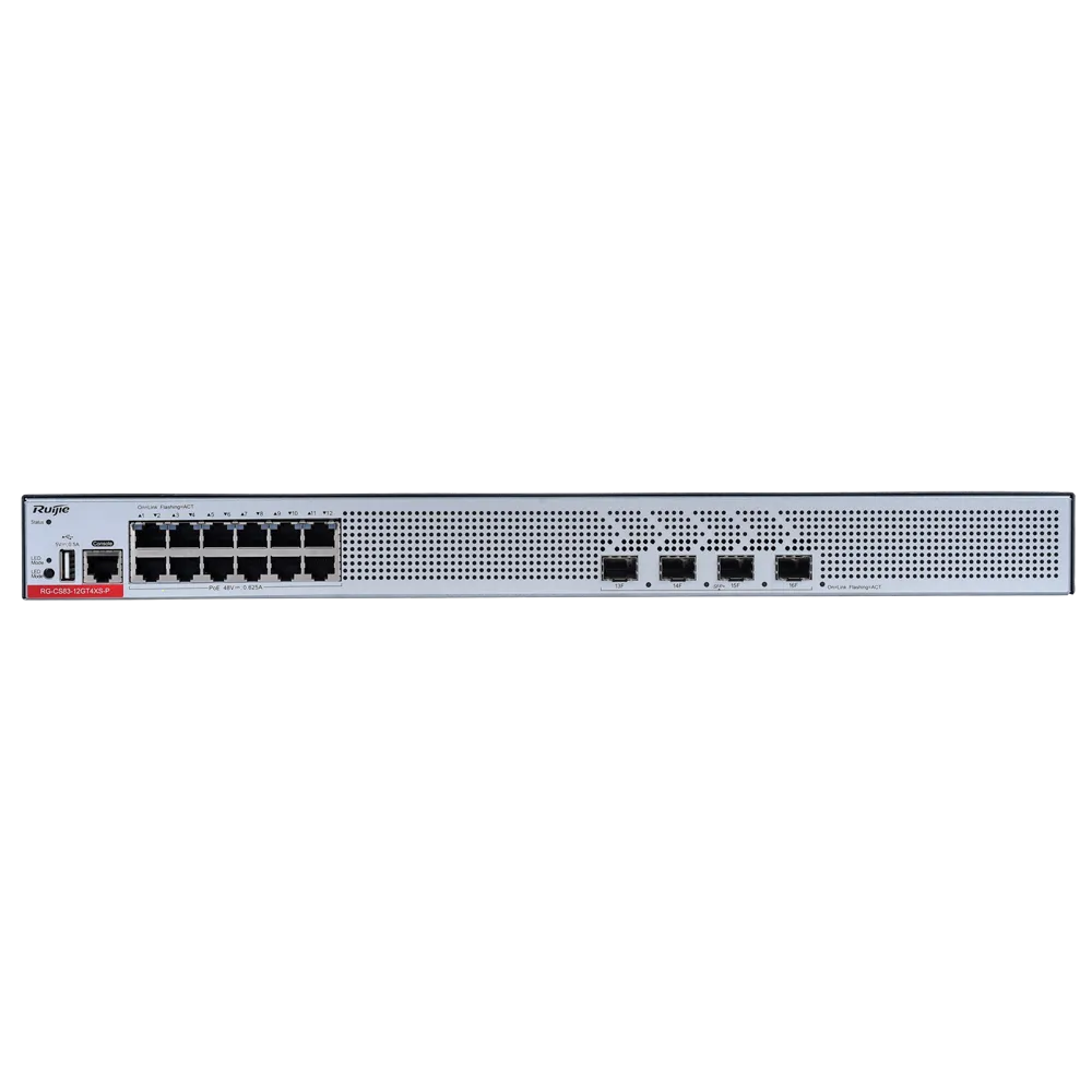 Switch Gestionable PoE+ Ruijie RG-CS83-12GT4XS-P 12 Puertos