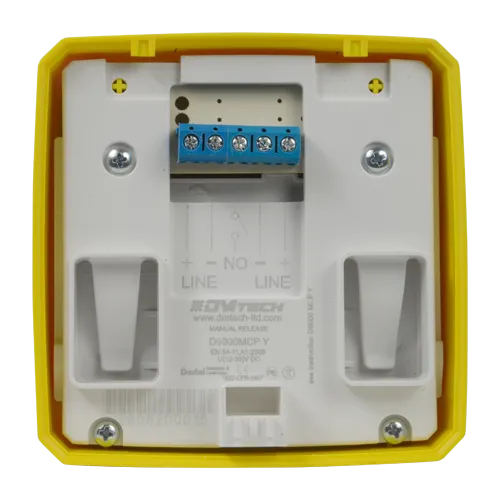 Llave DMT-D9000-MCP-Y para pulsadores manuales amarillo