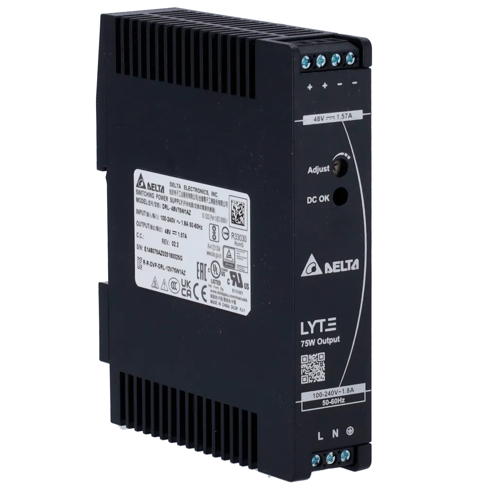 Fuente Alimentación DRL-48V75W1AZ 48V 75W Carril DIN Delta