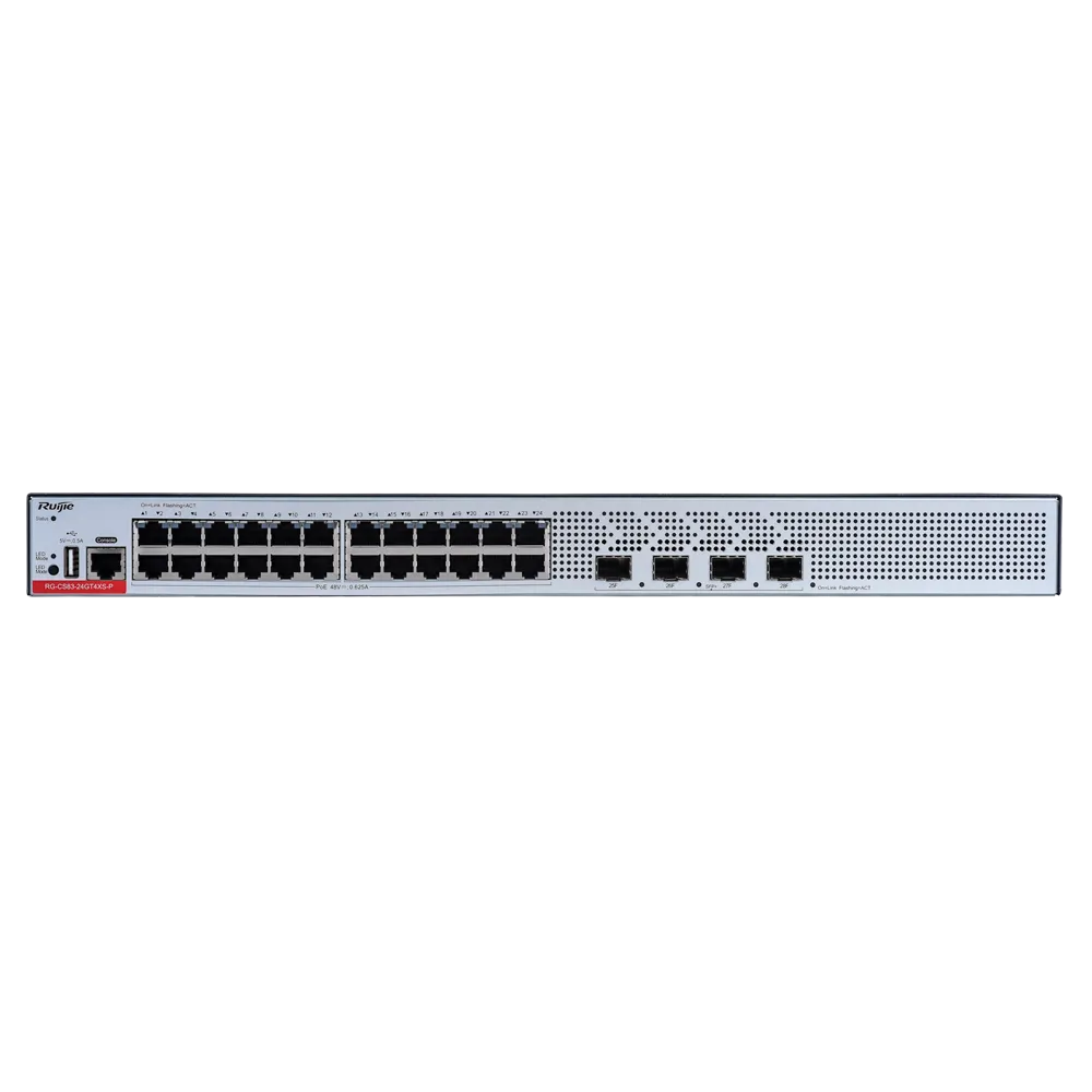 Switch Gestionable PoE+ Ruijie RG-CS83-24GT4XS-P 24 Puertos