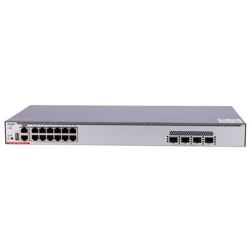 Reyee - RG-CS86-12XMG4VS-UP - Switch 12P Gigabit PoE Gestionable SFP - Imagen 2