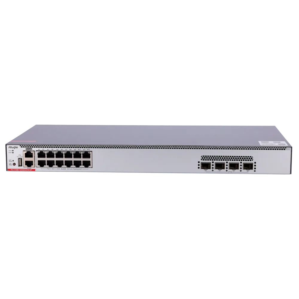 Switch Gigabit PoE+ Gestionable Reyee RG-CS86-12XMG4VS-UP