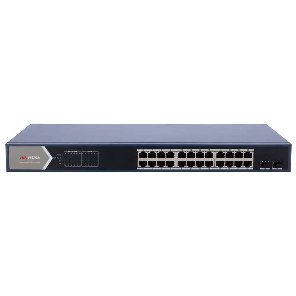 Switch Gigabit PoE 24P Hikvision DS-3E1526P-SI Gestionable