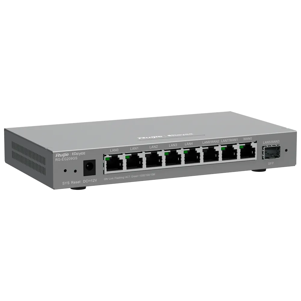 Router Industrial Gigabit RG-EG209GS Reyee 9 Puertos SFP