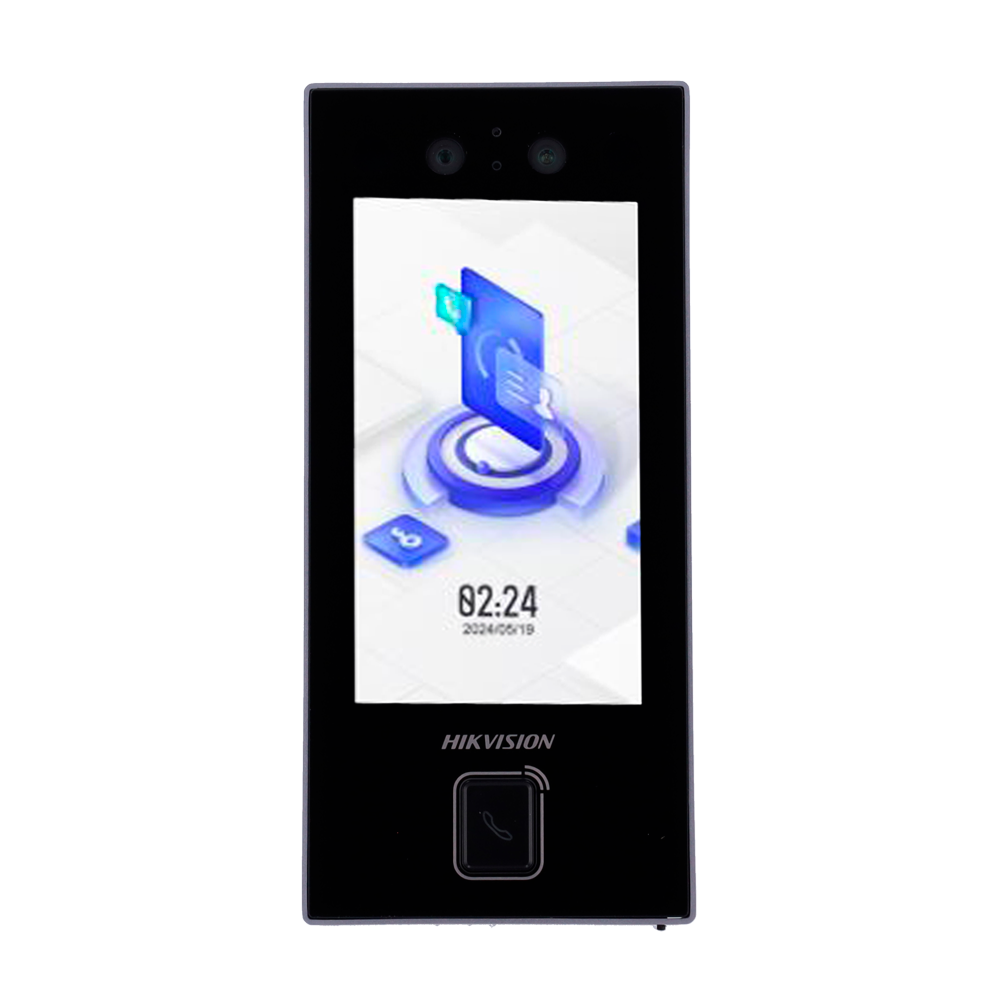 Control de acceso y presencia PoE IP65 - Facial, tarjeta EM, QR y PIN - Marca Hikvision - Imagen 2