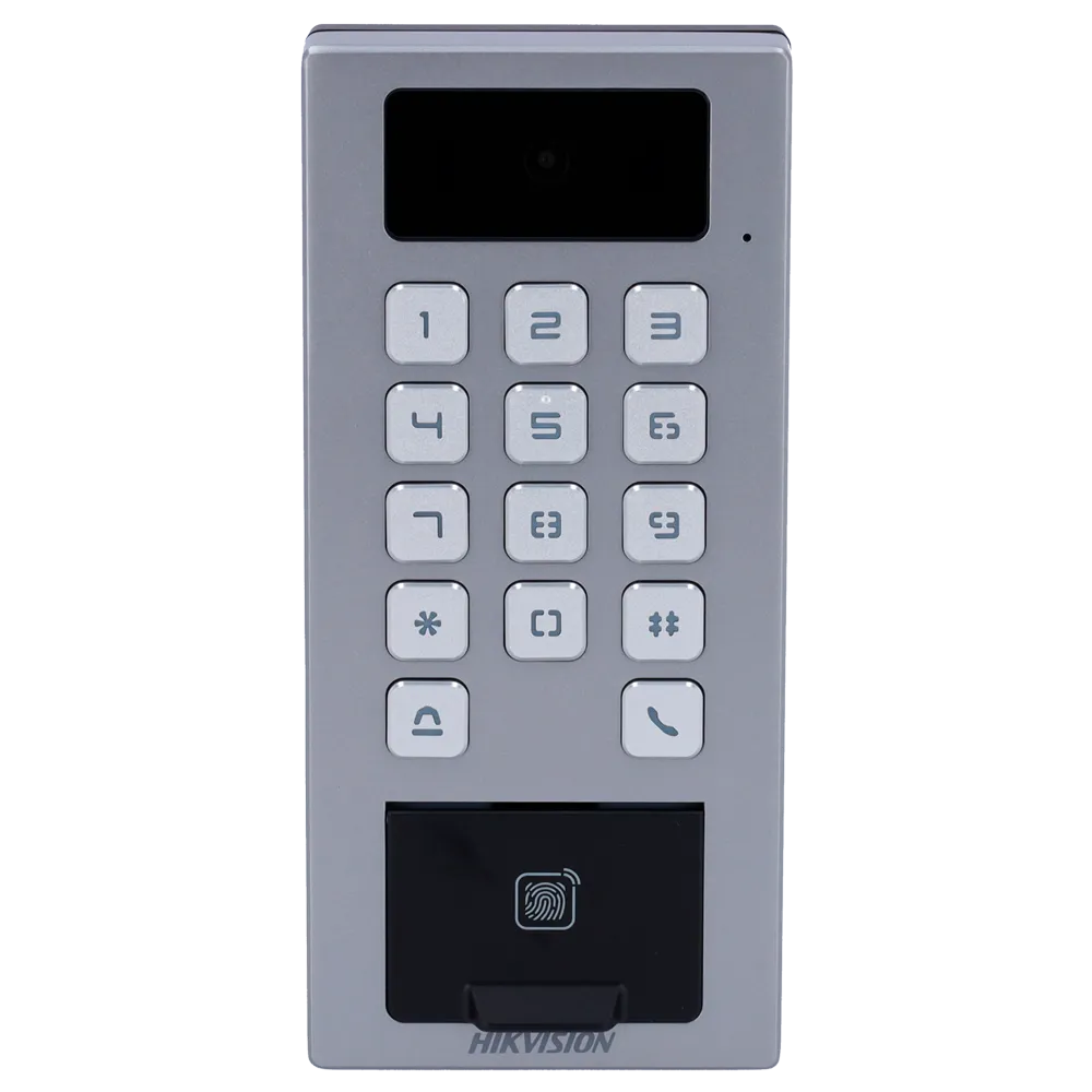Control Acceso Hikvision DS-K1T502DBFWX-C IP65 Huella QR