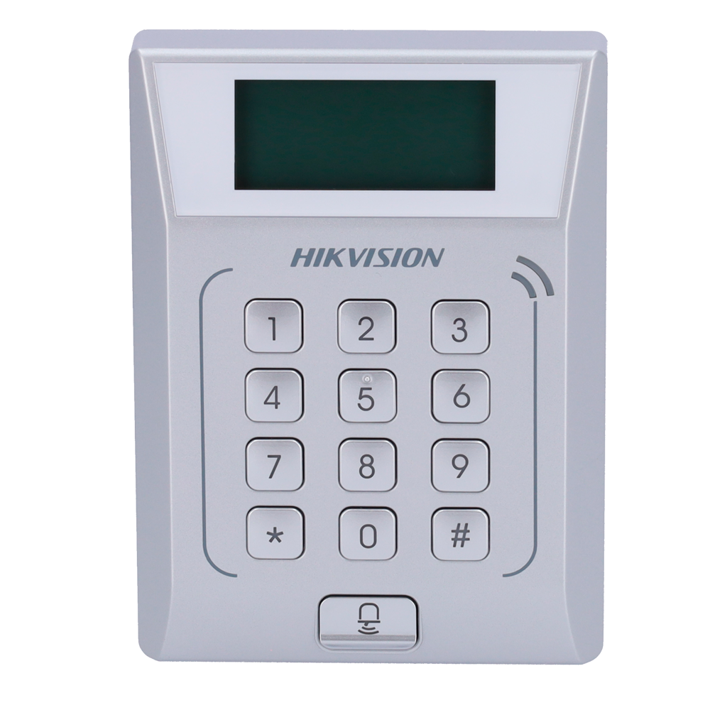 Control de acceso - Tarjeta MF y PIN - 3.000 usuarios | 10.000 registros - Marca Hikvision - Imagen 2