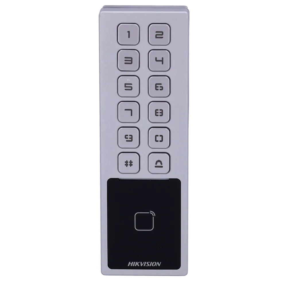 Control Acceso IP65 IK08 Hikvision DS-K1T805MBWX 3000 Usuarios