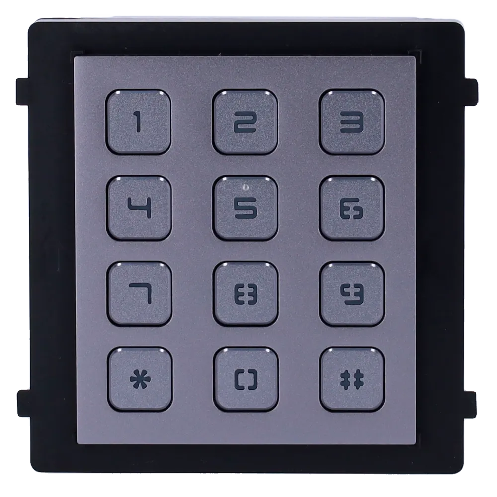 Placa Videoportero Hikvision DS-KD-KP con Teclado PIN