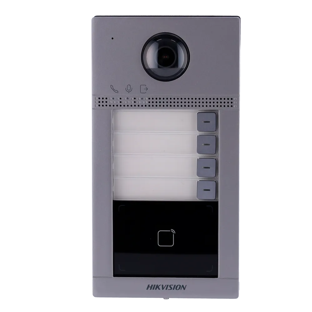 Placa videoportero IP Hikvision DS-KV8413-WME1 4 viviendas