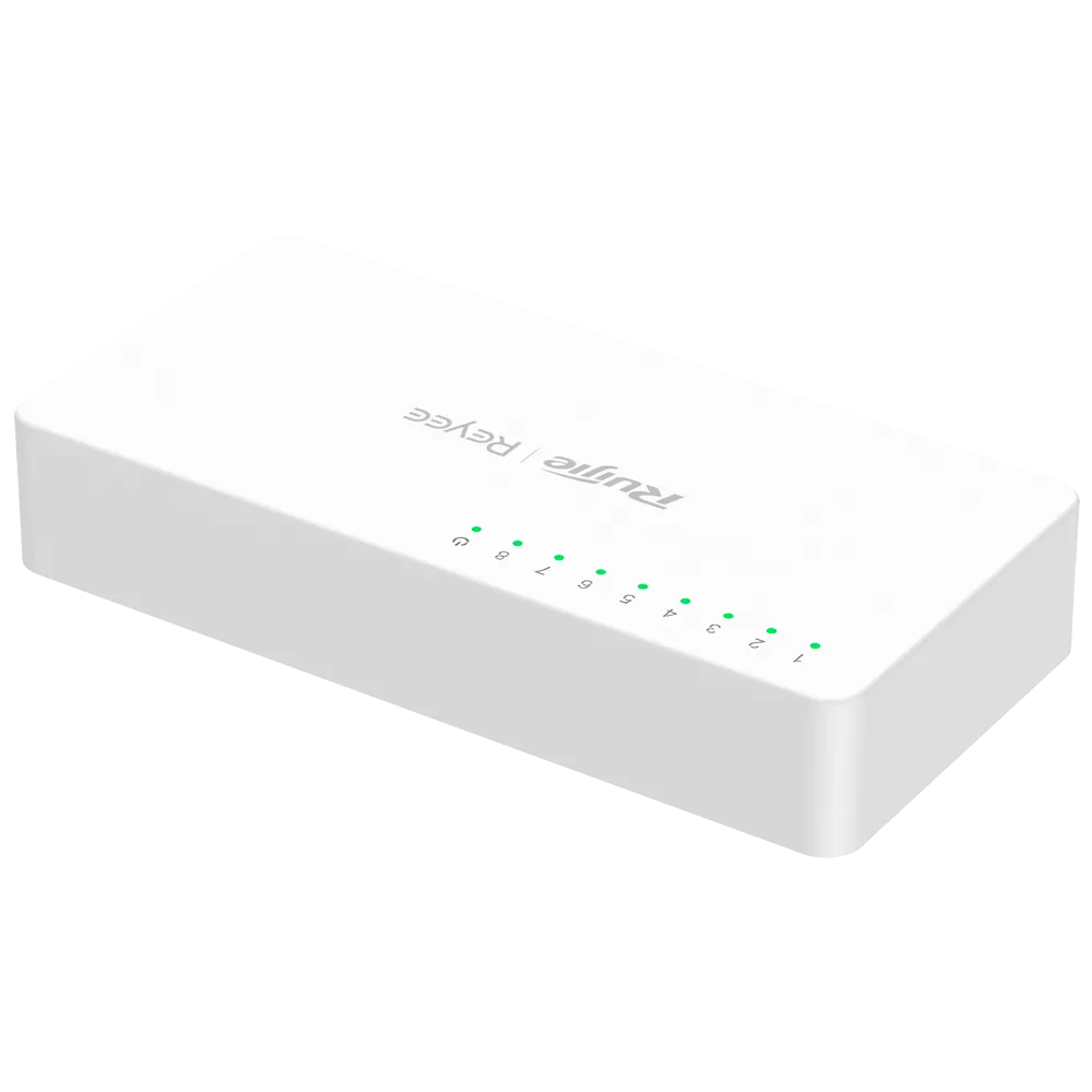 Switch 8 Puertos Fast Ethernet Reyee RG-ES08F No Gestionable