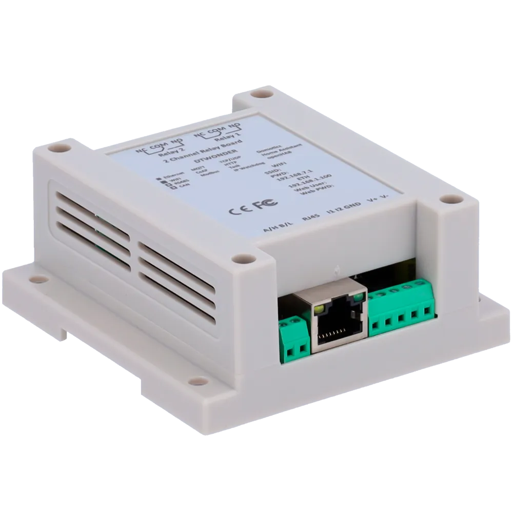 Módulo Relé Ethernet DT-R002 MQTT Modbus IoT Domótica