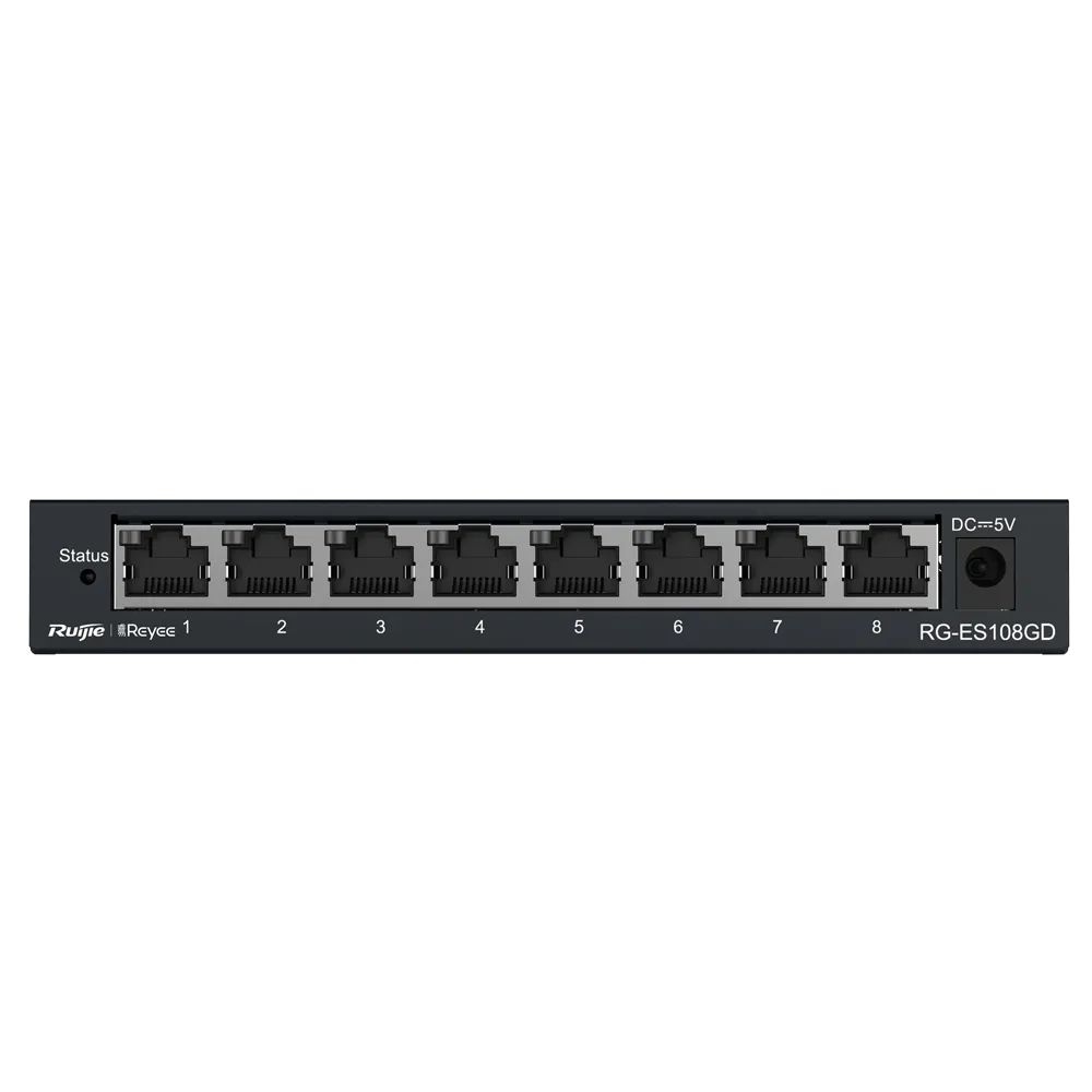 Switch Gigabit RG-ES108GD 8 Puertos No Gestionable Reyee
