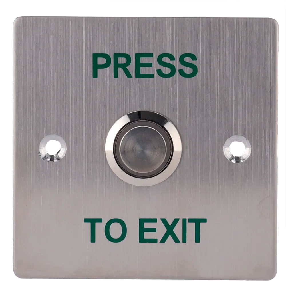 Pulsador Liberación EXITBUTTON303-LED Acero Inoxidable