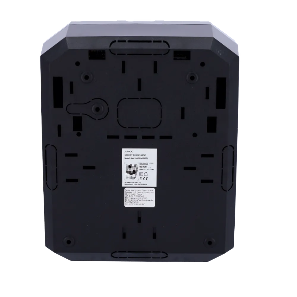 Ajax Hub Hybrid FIBRA-HUBHYBRID-4G-B Grado 3 Dual SIM