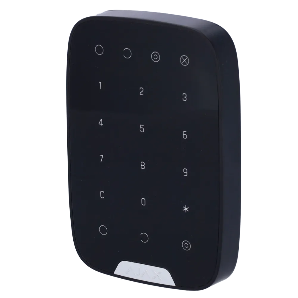 AJAX KeyPad Fibra FIBRA-KEYPAD-B Negro - Teclado Inalámbrico