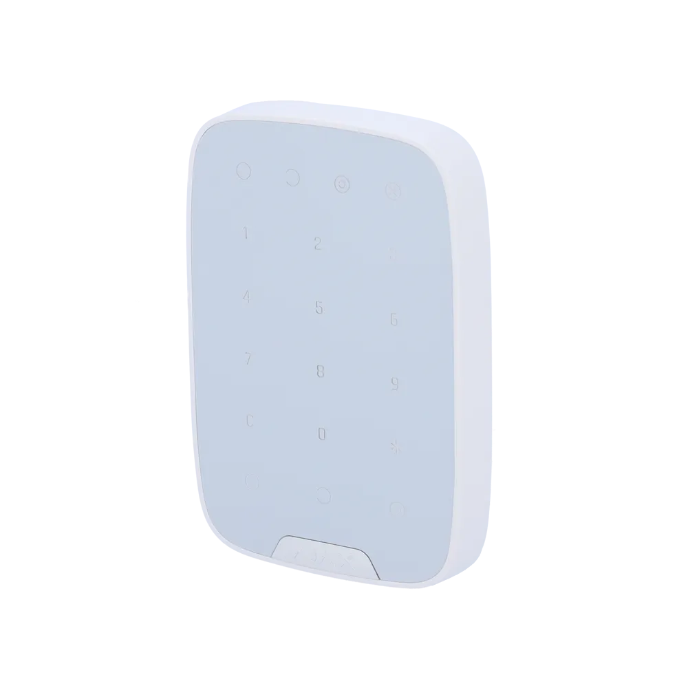 AJAX KeyPad Fibra FIBRA-KEYPAD-W-NF Teclado Cableado Blanco