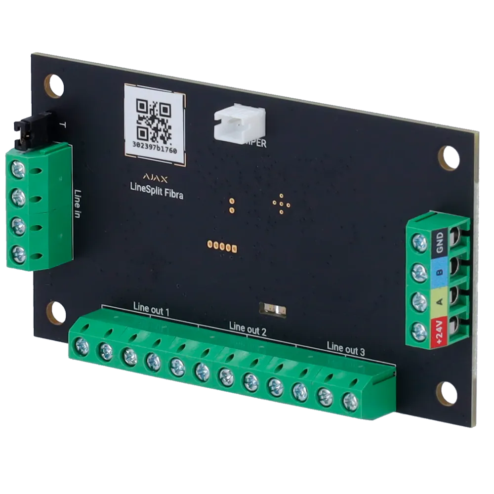 AJAX Superior LineSplit Fibra FIBRA-LINESPLIT Divisor Líneas