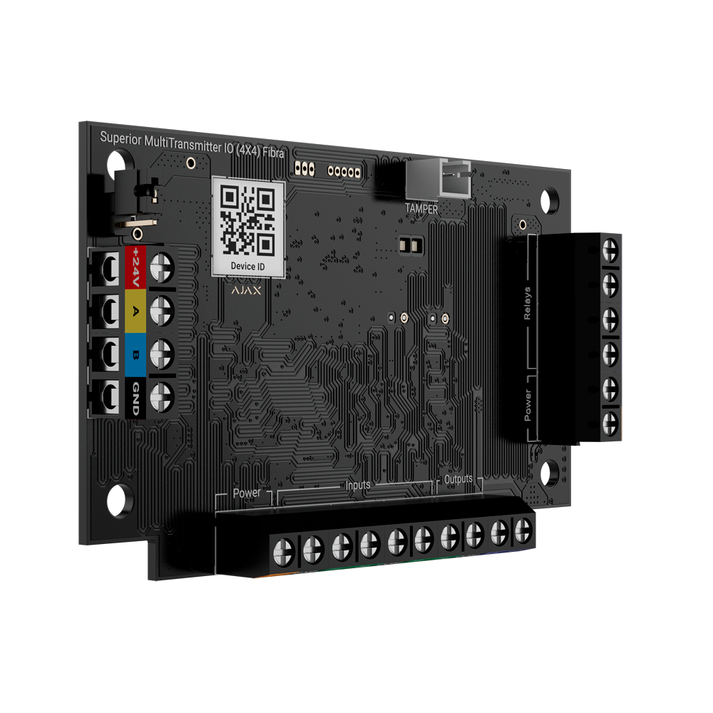 AJAX - FIBRA-MULTITRANSMITTER-IO4X4 - Expansor / módulo Fibra Grado 3 - Imagen 2