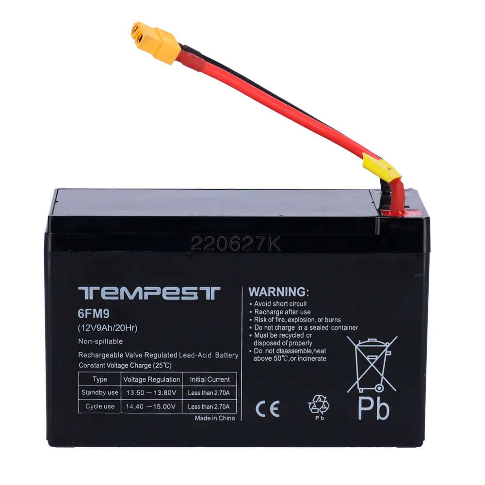 Batería 12V 9Ah FPUBBY para Generadores de Niebla URFOG