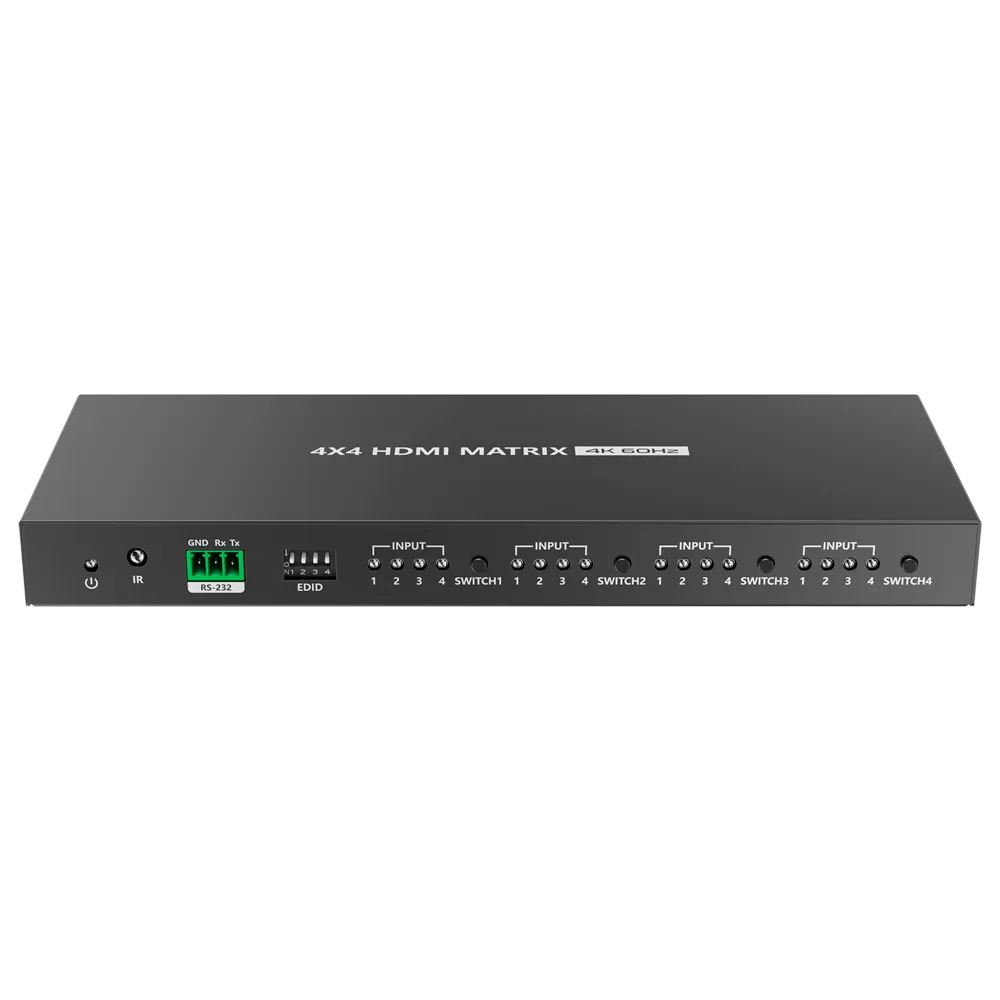 Matriz HDMI 4x4 4K 60Hz HDMI-MX-4x4-4K60 Profesional