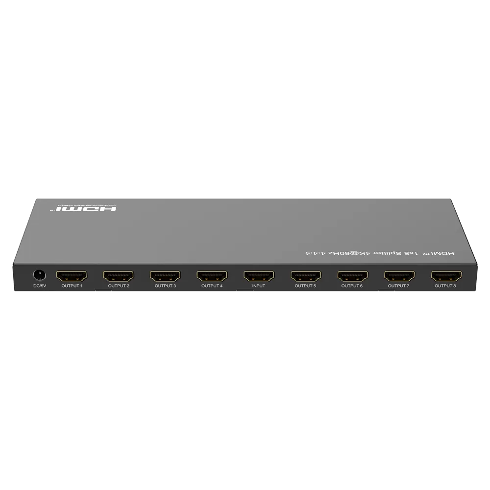 Splitter HDMI 1:8 4K 60Hz HDMI-SPL-1x8-4K60 Distribución Señal