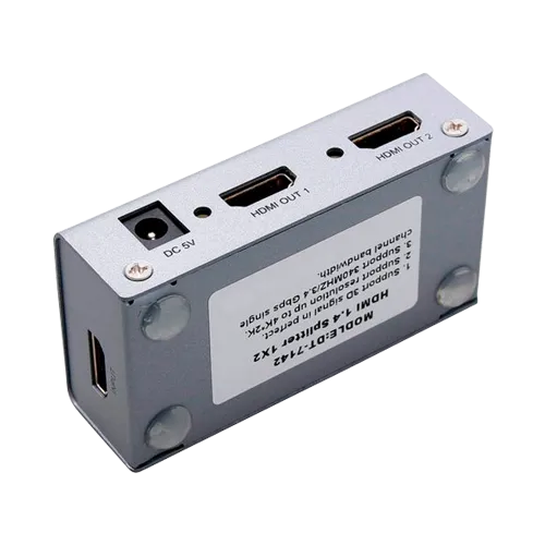 Splitter HDMI 1:4 4K HDMI-SPLITTER-2-4K Distribuidor Vídeo