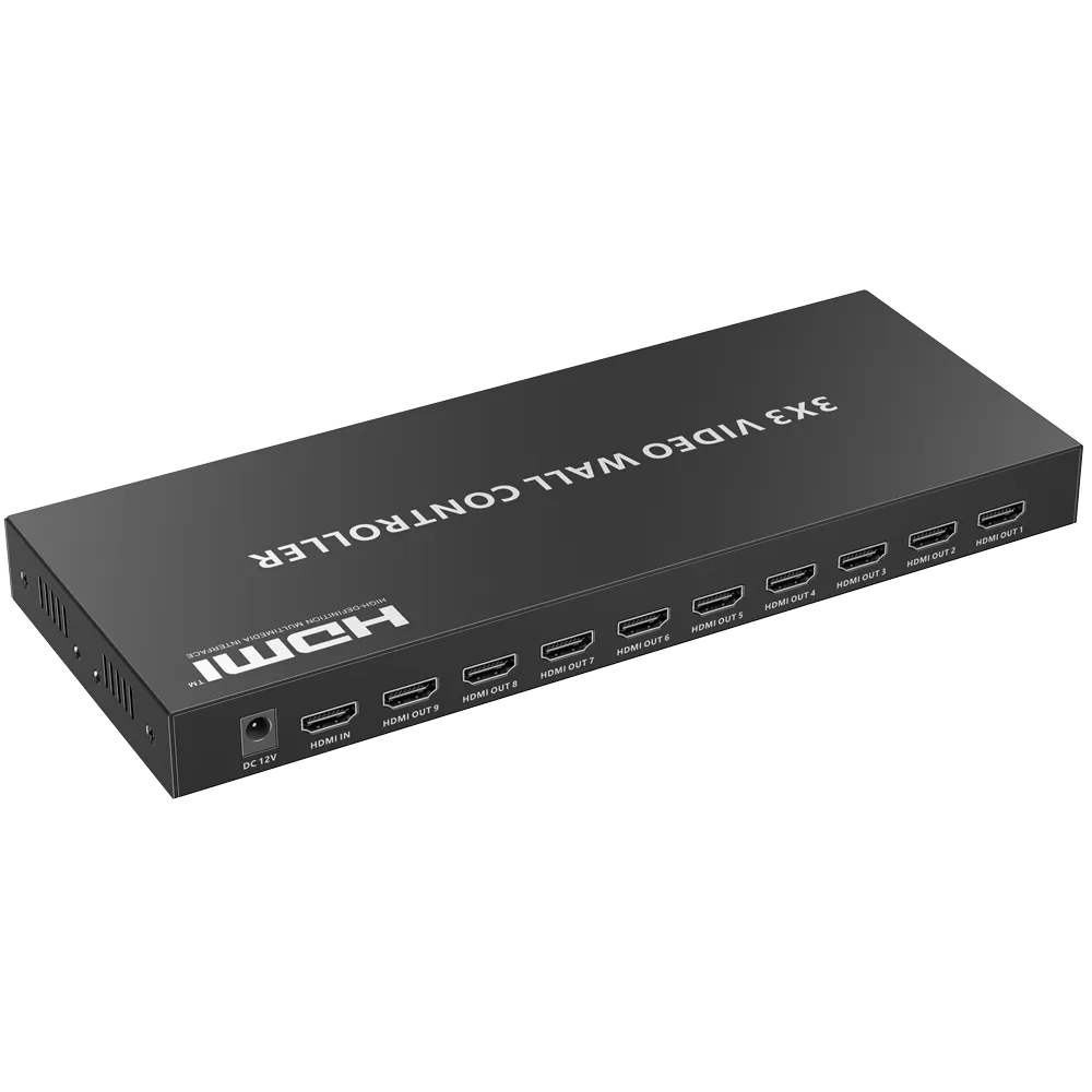 Controlador Videowall HDMI 3x3 4K Lenkeng HDMI-VW-9-4K