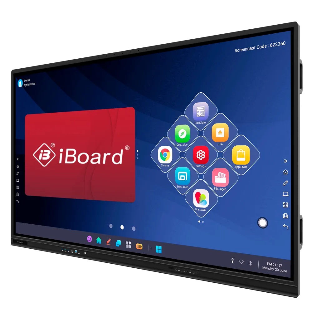 Pantalla Interactiva 75" 4K UHD Iboard IB-TE-MP-75E1-V3
