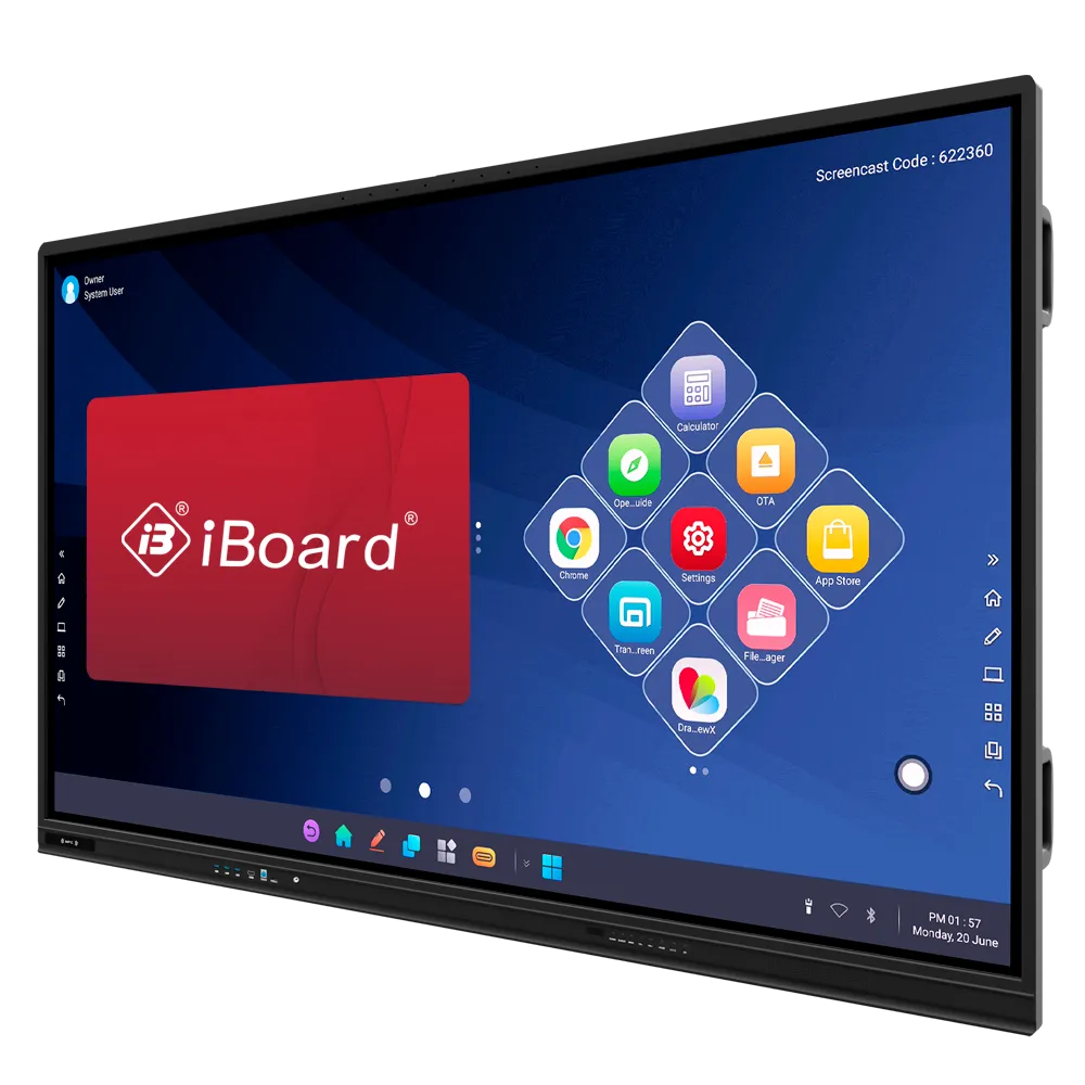Pantalla Interactiva 86" 4K UHD Iboard IB-TE-MP-86E1-V3