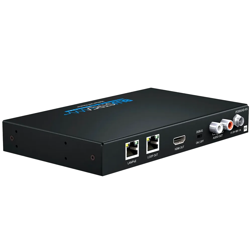 Receptor IP HDMI 4K IP200UHD-RX Blustream Multicast