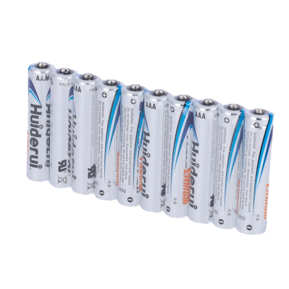 Baterías AAA FR03 Huiderui 10XBATT-AAA-FR03 Centrales Incendio
