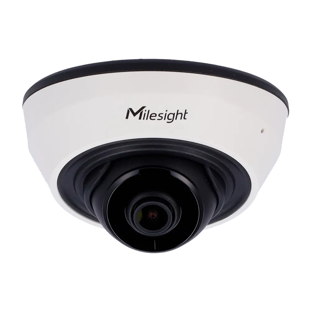 Milesight MS-C8183-PD Cámara Domo IP 8MP IR PoE con IA