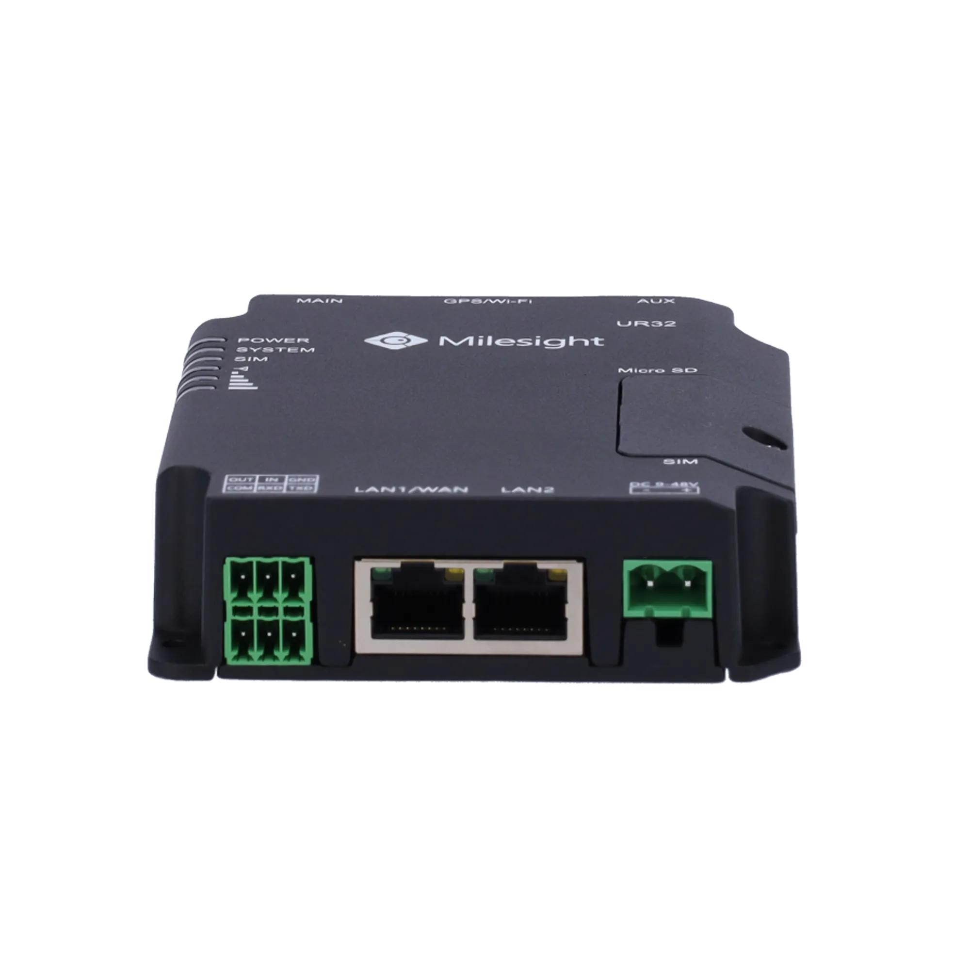 Router 4G Cat 4 con PoE Milesight MS-UR32-L04EU-G-P GPS