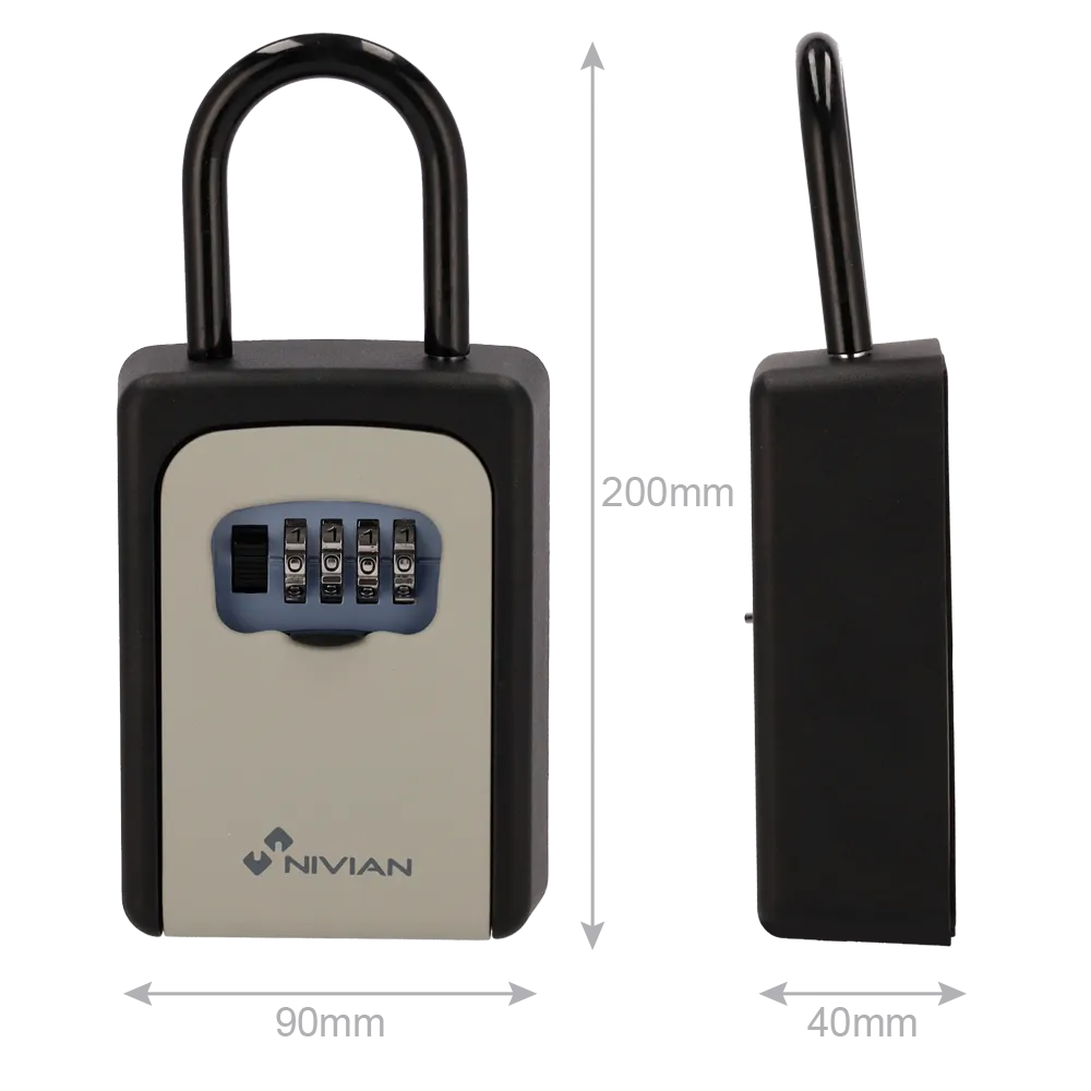Caja Fuerte Llaves Nivian NV-KEYS-SAFEBOX-V2 Código 4 Dígitos