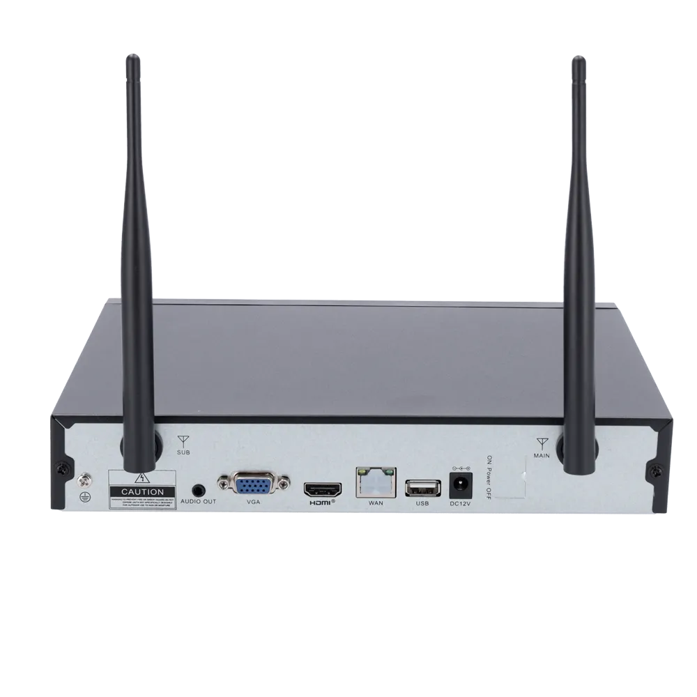Nivian NV-KIT830W-4CAM-1TB Kit WiFi 4 Cámaras NVR 10 Canales