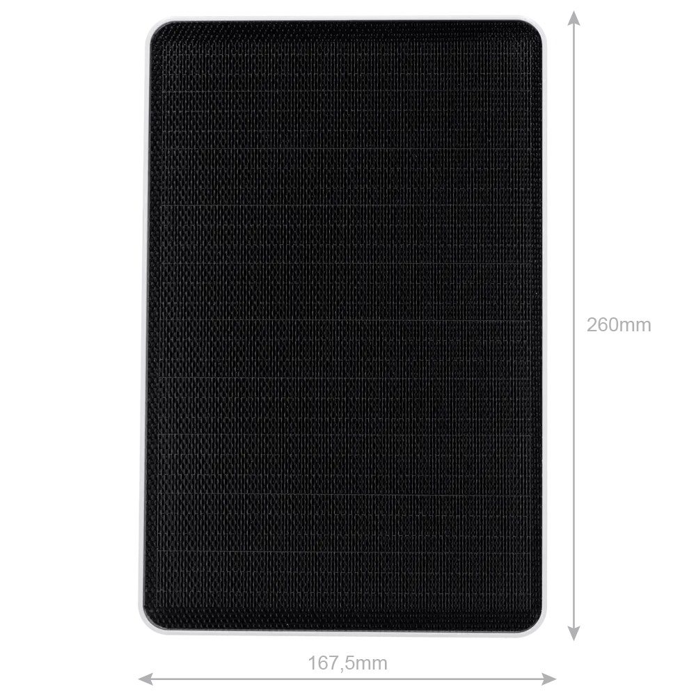 Panel Solar Nivian NV-SOLAR5V-9W 5V 9W para Cámaras IP