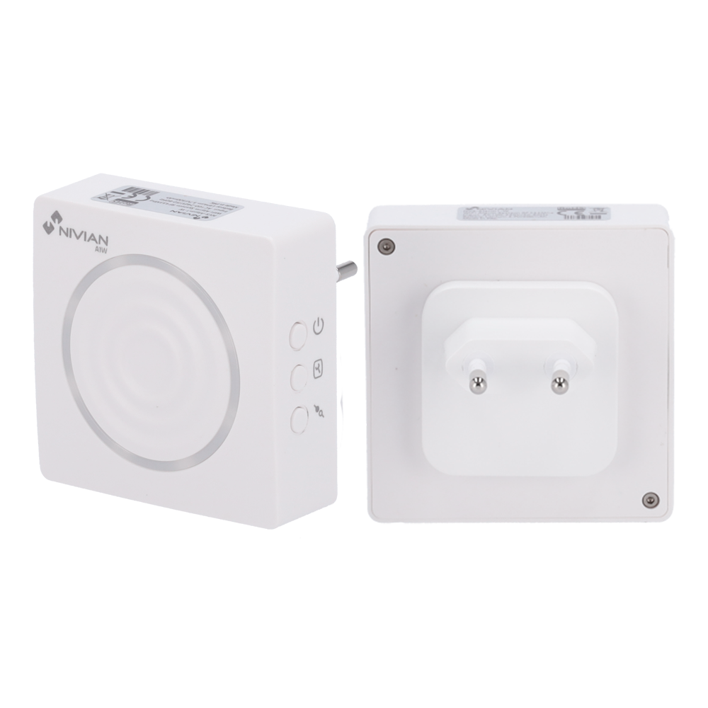 Nivian - NVS-ALARM1-W - Kit alarma WiFi blanco con sirena 1 contacto 1 mando app - Imagen 2