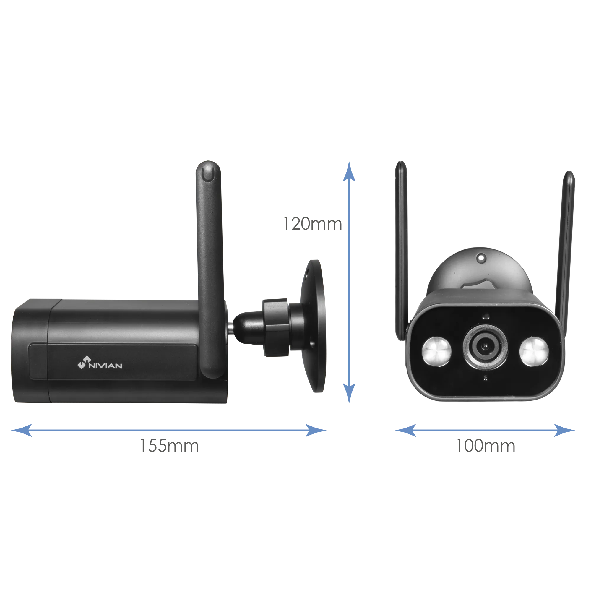 Cámara Nivian NVS-IPC-02B-L 3MP WiFi Exterior con IA