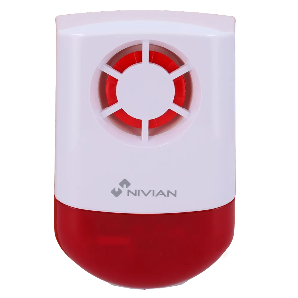 Sirena Exterior Inalámbrica Nivian NVS-OUTDOORSIREN 120dB