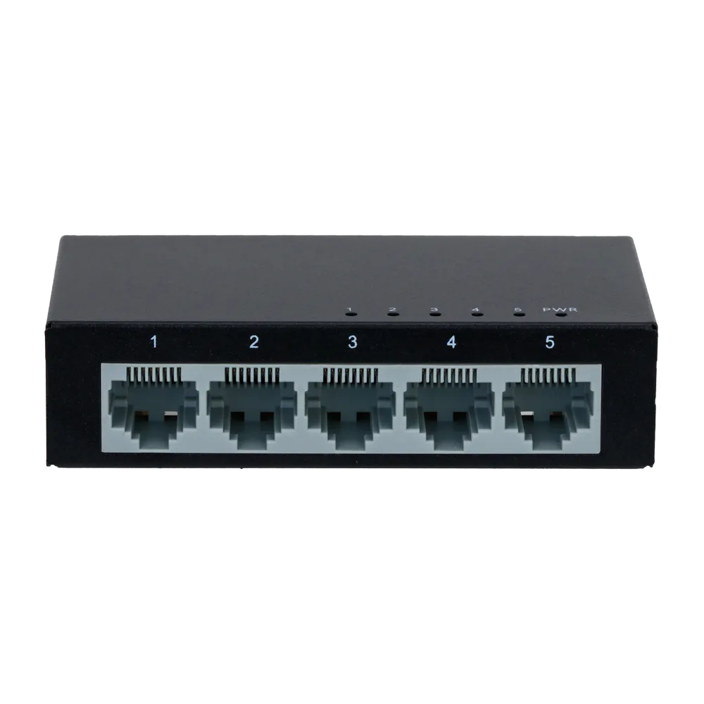 Switch Gigabit 5 Puertos PFS3005-5ET Sin PoE Metal
