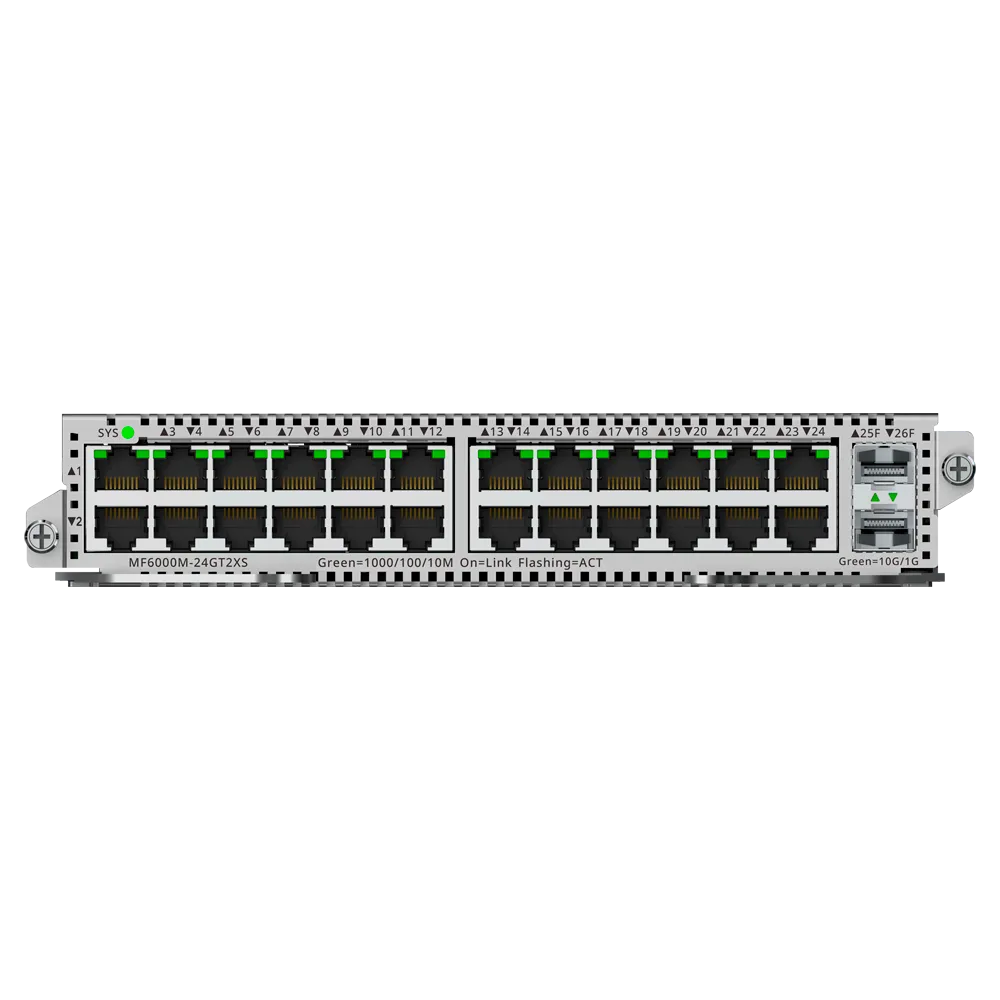 Reyee RG-MF6000M-24GT2XS Tarjeta 24 Puertos Gigabit 2 SFP+